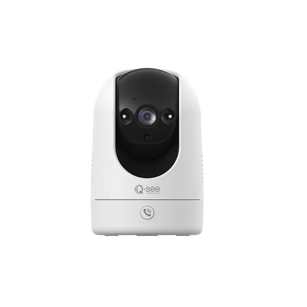 Qsee Hestia 4T 2K 4MP Indoor PT WiFi Security Camera, Color Night Vision