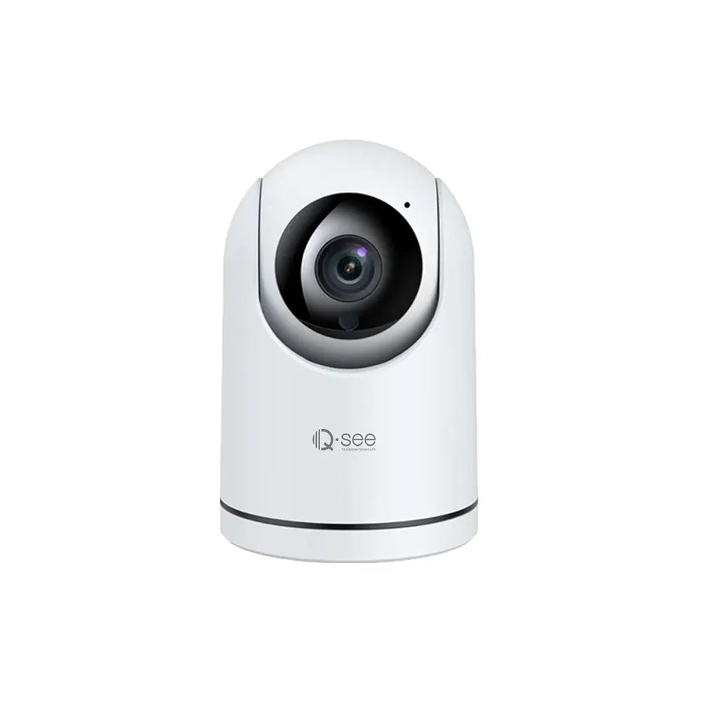 Qsee Mix 5MP 8-CH 2TB PIR DVR System with 4PCs Analog Cameras, One 2MP PT and One 3MP PT WiFi Camera